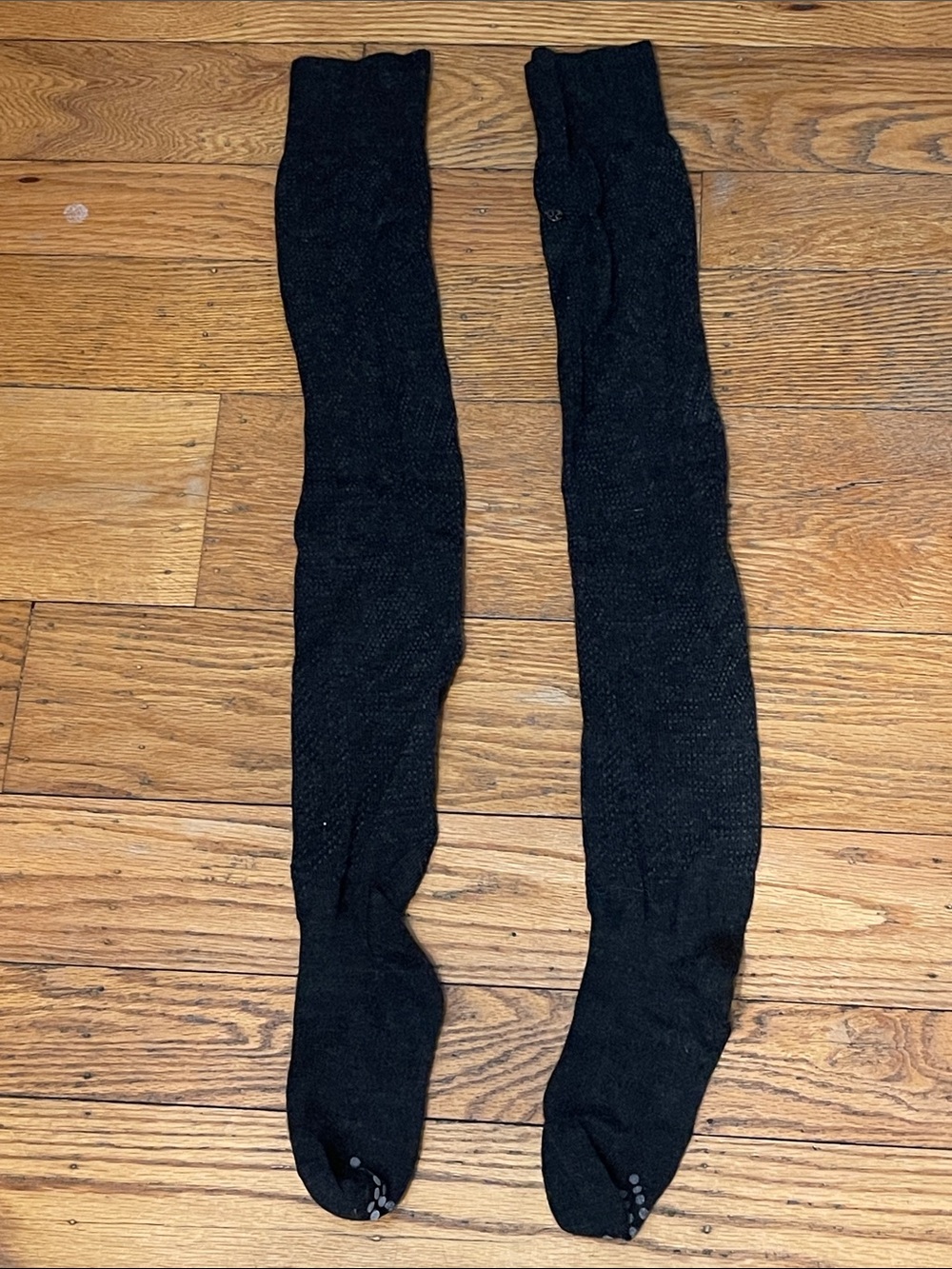 lululemon athletica Black Knit Grip Socks
